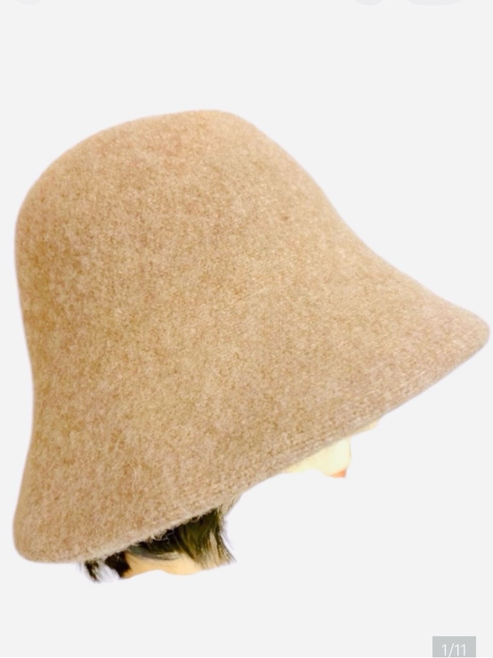 By Anthropologie Wool Blend Bucket Hat OS